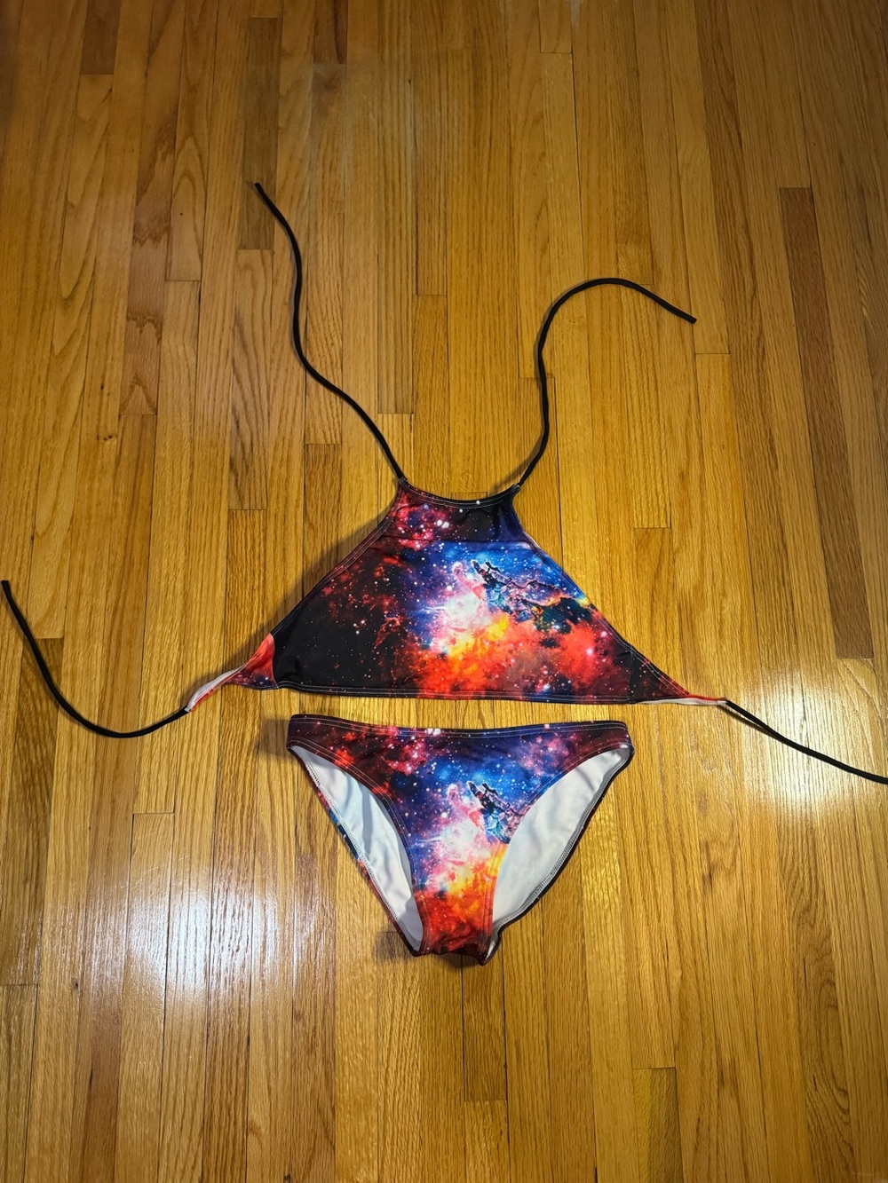 Women’s Galaxy Print Bikini Size Small
